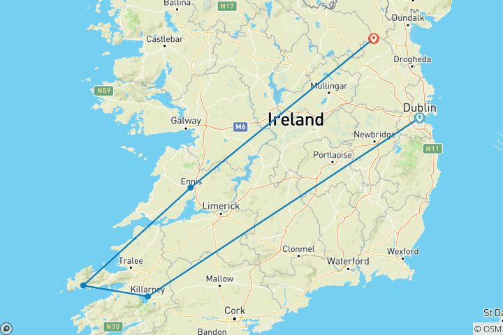 Map of Irish Splendor  (Dublin to Kingscourt) (2024)