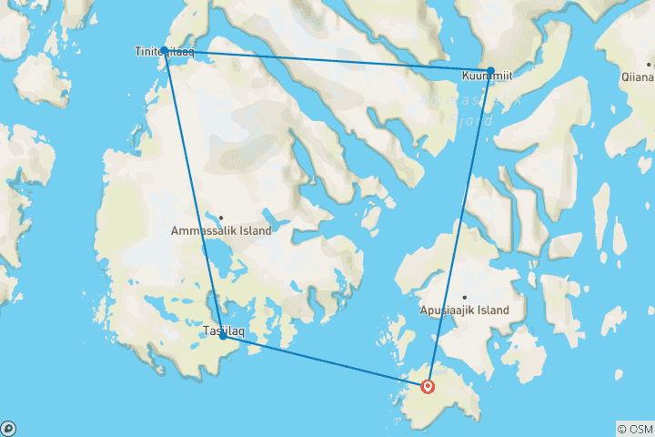 Map of Arctic Villages