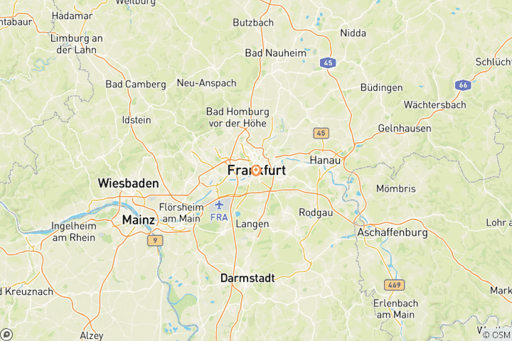 Mapa de Viaje a Frankfurt en 5 días