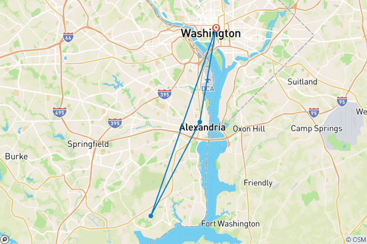 Map of Spotlight on Washington, D.C. Exploring America's Capital (2024)