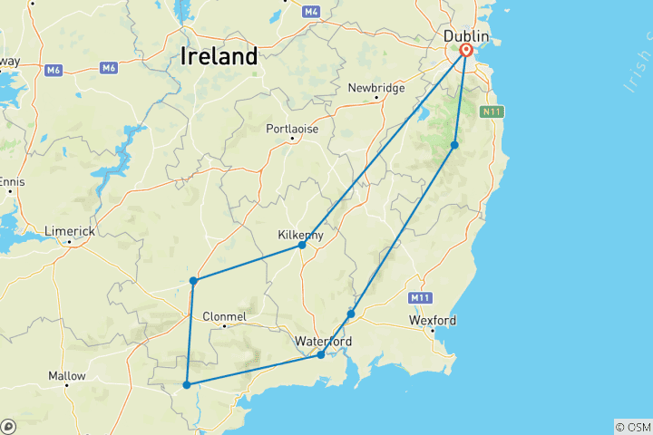 Map of Ireland’s Ancient East