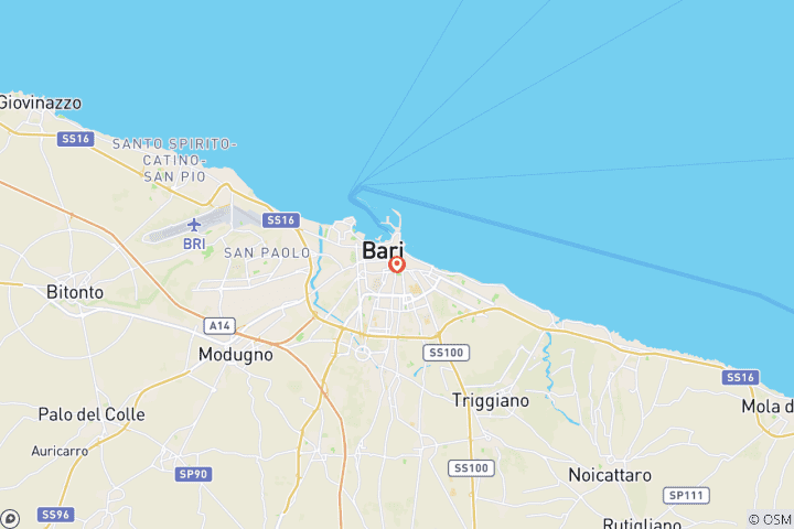 Map of Discovering Bari