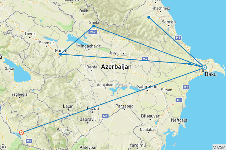 Map of Fire of the Caucasus