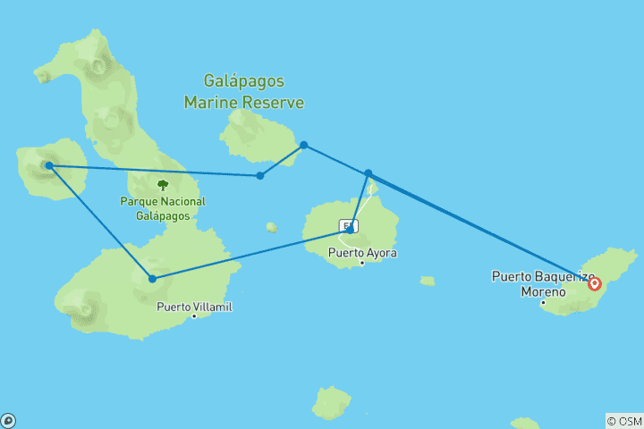 Carte du circuit Catamaran de luxe Elite 8 jours