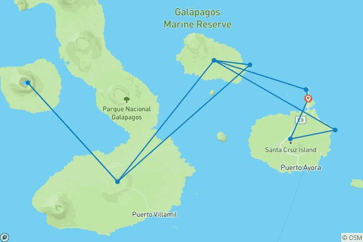 Carte du circuit Yacht touristique supérieur de Cologne - 8 jours