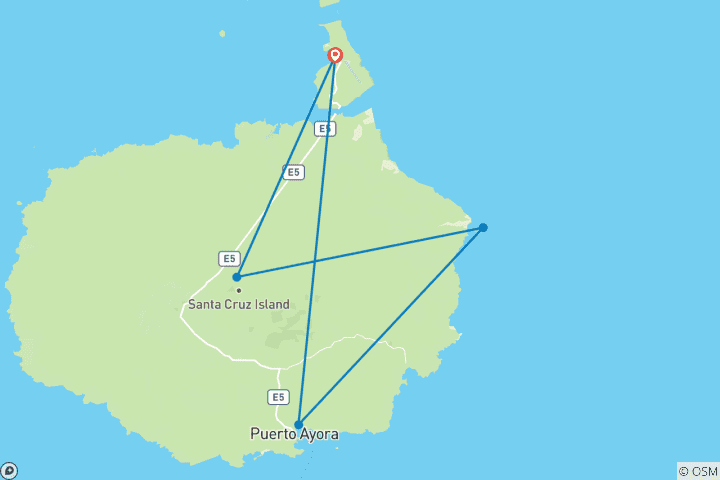 Map of Ecuador - Galapagos Combined