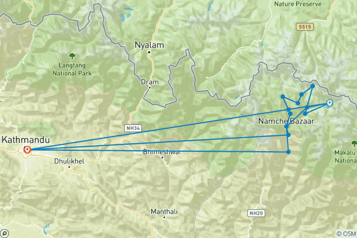 Carte du circuit Expédition Island Peak,