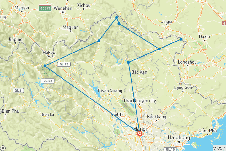 Mapa de Itinerario 
