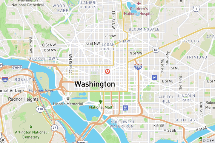 Map of Cherry Blossom Festival Washington D.C. 2025