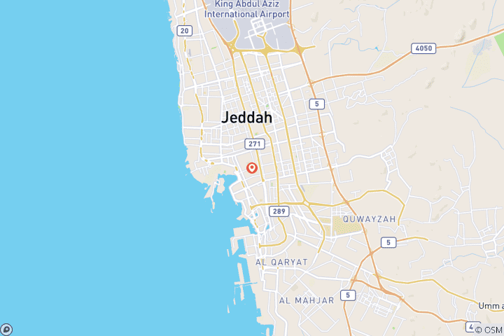 Carte du circuit Forfait Jeddah Ultimate City dans des hôtels 3, 4 ou 5*.