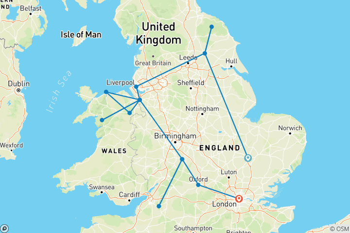 Map of England & Wales Classic