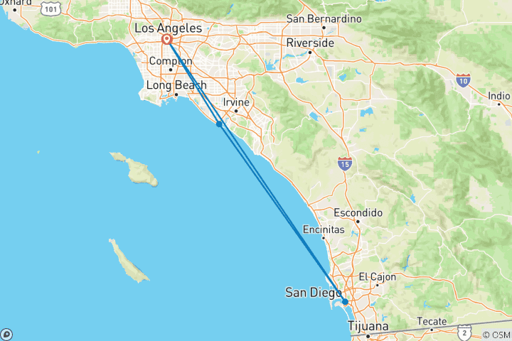 Carte du circuit Tournament of Roses Parade 2026