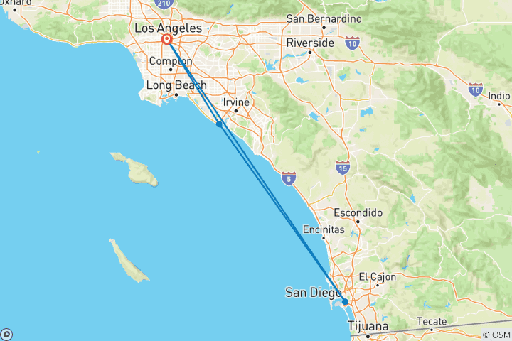 Carte du circuit Tournament of Roses Parade 2025