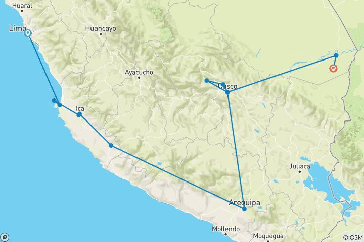 Mapa de Experiencia familiar en Perú