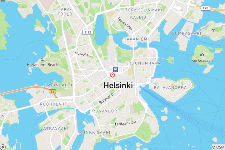 Map of Helsinki Explorer