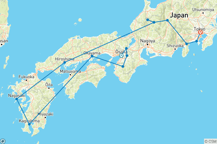 Carte du circuit Circuit - Japan Sumo