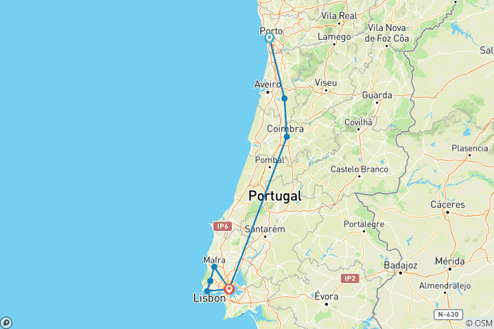 Map of Taste of Portugal