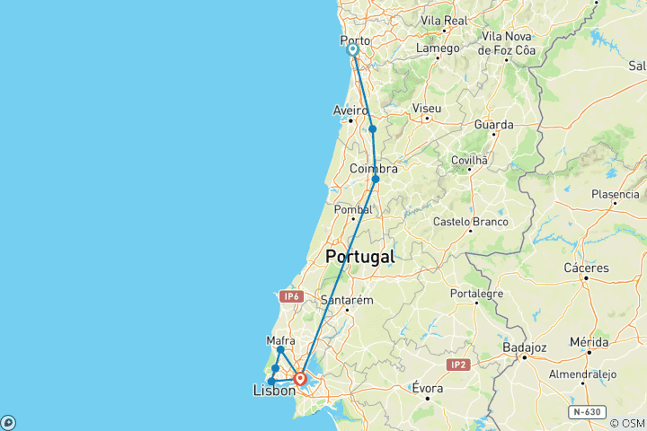 Map of Taste of Portugal