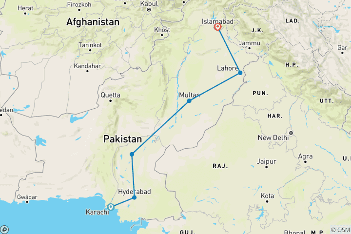 Kaart van Pakistan – een rondreis langs het UNESCO-werelderfgoed