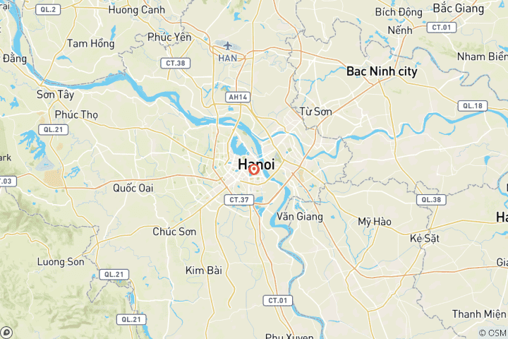 Map of HANOI TEA & COFFEE CEREMONY