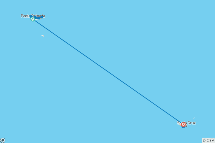 Mapa de São Miguel y Madeira: De isla en isla por el Atlántico