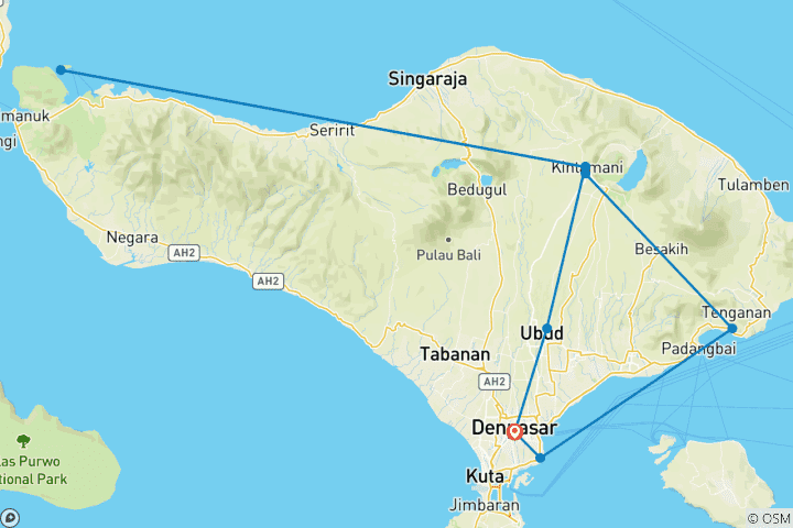 Map of Bali From Hidden Spots to Volcano Adventures