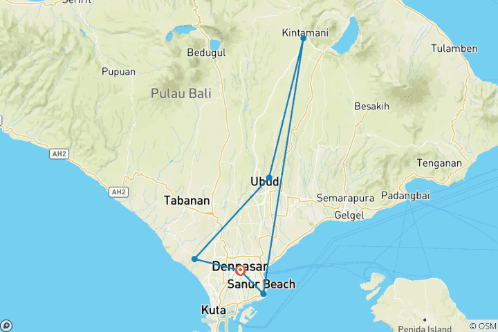 Map of Bali Signature: Mystic Mantas & Wild Volcanoes