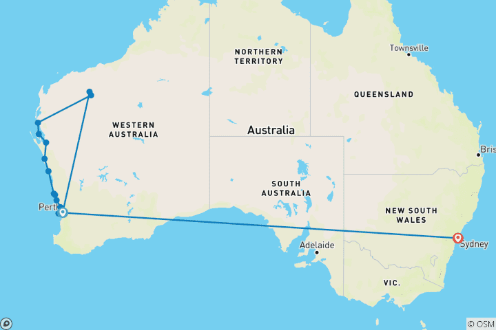 Mapa de Australia Vanlife: ¡Maravillas de la Costa Oeste y vibraciones del Outback!