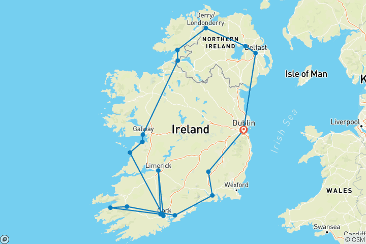 Map of Best of Ireland