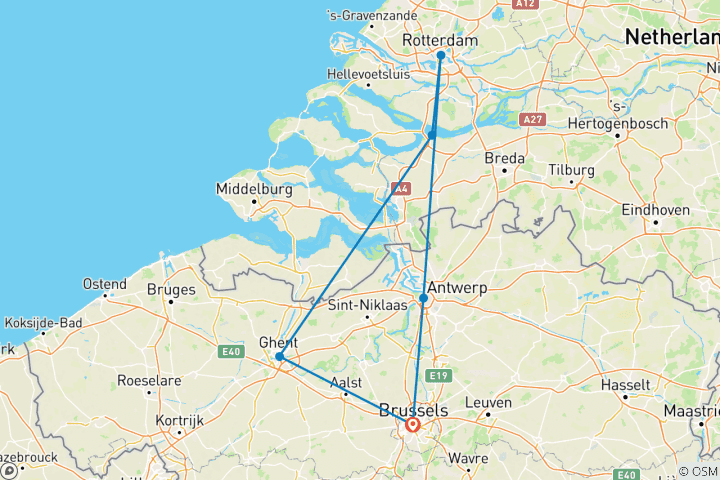 Map of DISCOVERING BELGIUM