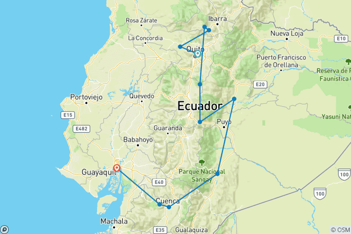 Map of Ecuador Cultures & Fascinating Landscapes