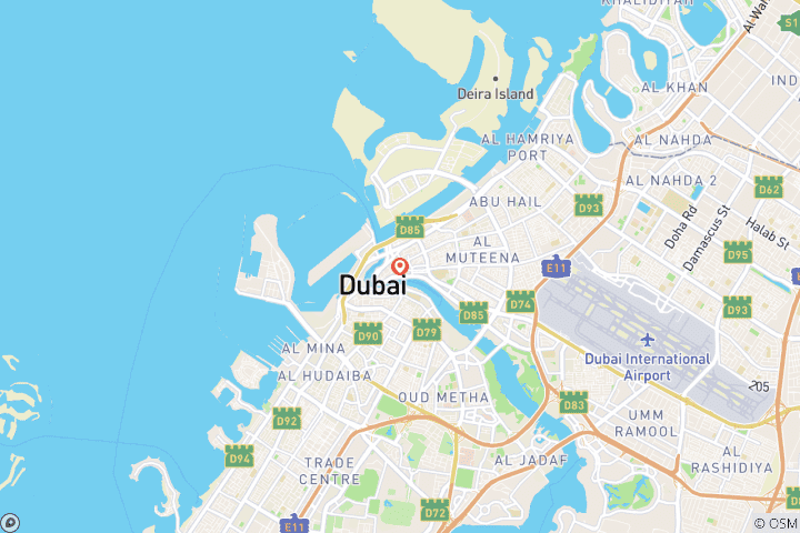 Karte von Dubai – die Stadt der Zunkunft