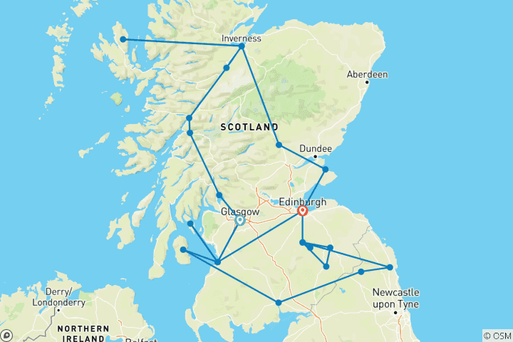 Map of Caledonian Classic