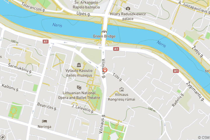 Carte du circuit Les marchés de Noël de Vilnius - Petit groupe !