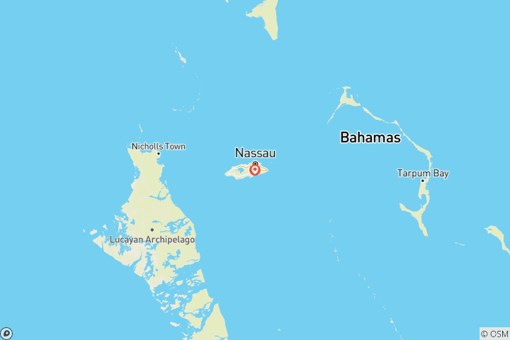 Map of Bahamas Classic Tour  5 Days/ 4Nights