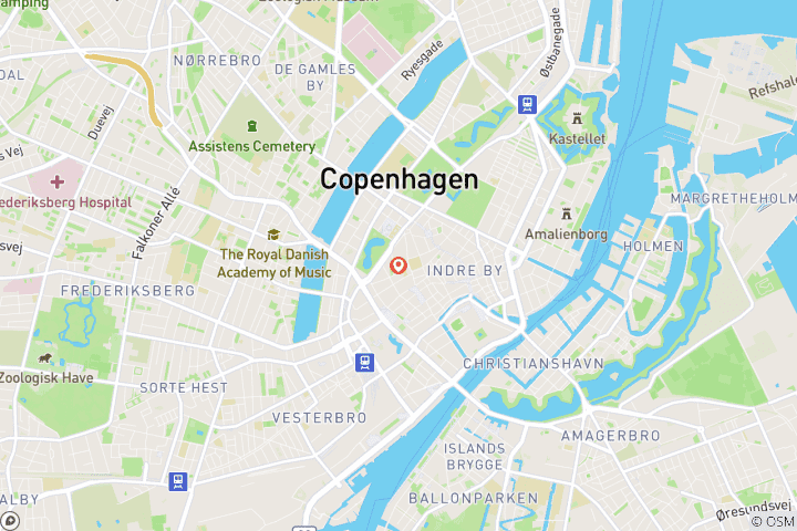 Map of Copenhagen City Stay - 3 days