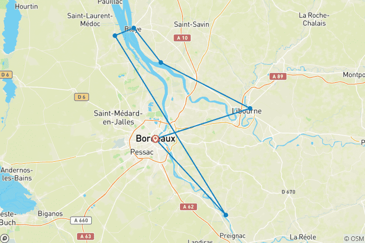 Map of Brilliant Bordeaux (2025) (Bordeaux to Bordeaux, 2025)