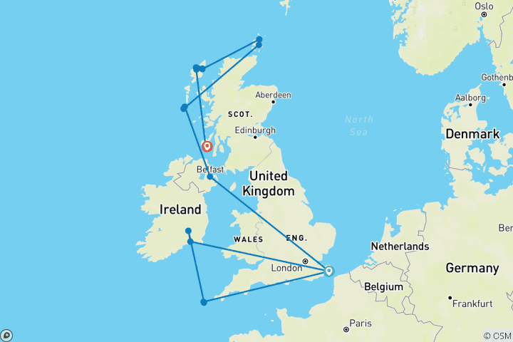 Map of British Isles – Remote Islands, Natural Wonders and a Diverse Coastline