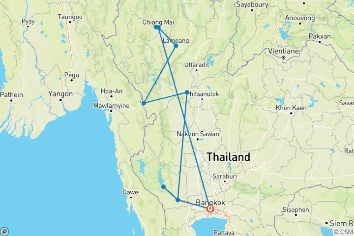 Mapa de El Libro de la Selva Siam