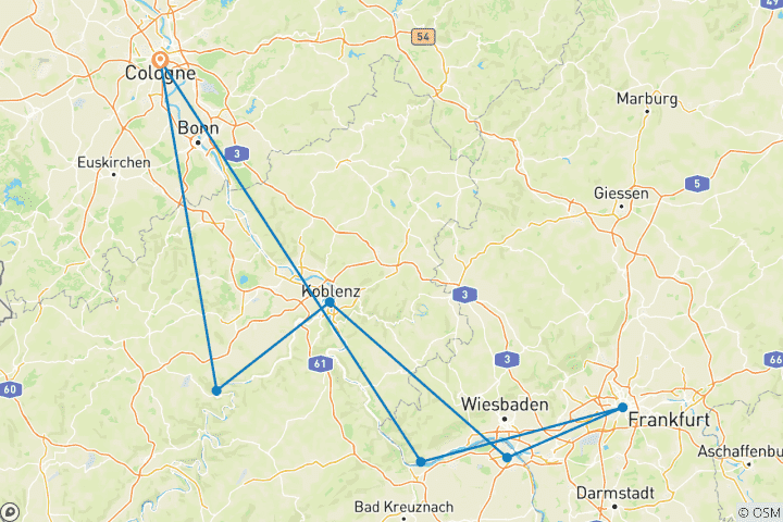 Karte von Rhein Erlebnis St. Goar 2025