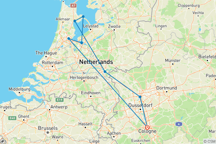 Karte von Rhein Erlebnis IJsselmeer 2026