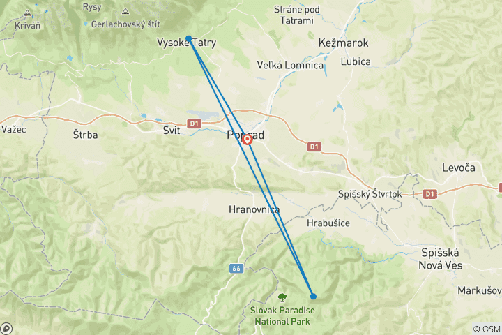 Carte du circuit Retraite bien-être