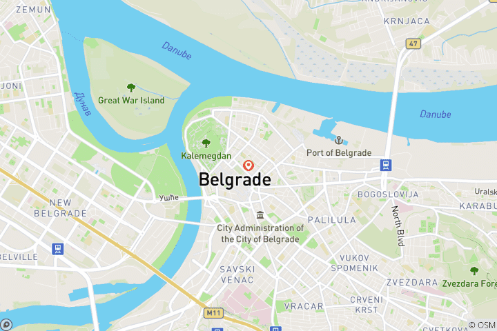 Karte von BelgRad 3 Tage