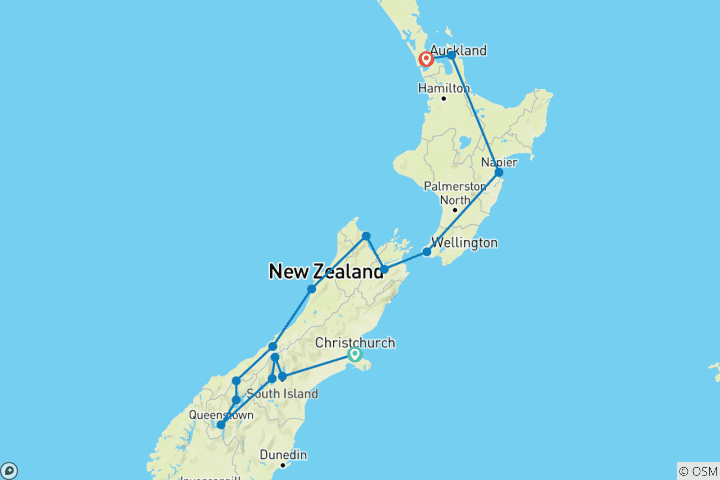 Map of New Zealand Vanlife: Road Trip Adventure & Kiwi Culture