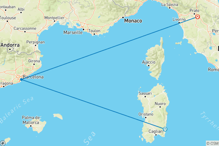 Map of Barcelona Abroadfest - Transport Smart Pack