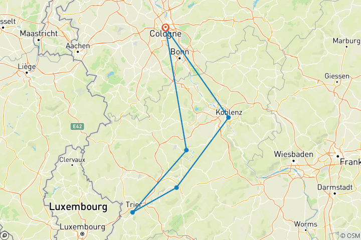 Karte von Mosel Erlebnis 2024