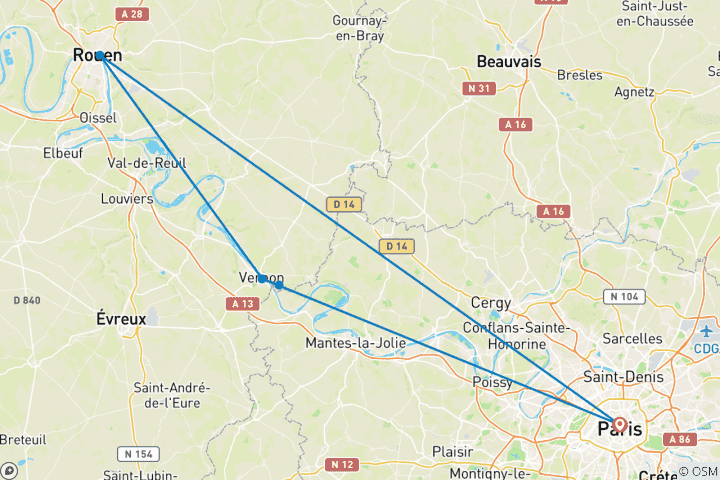 Karte von Seine Rendez-vous 2026