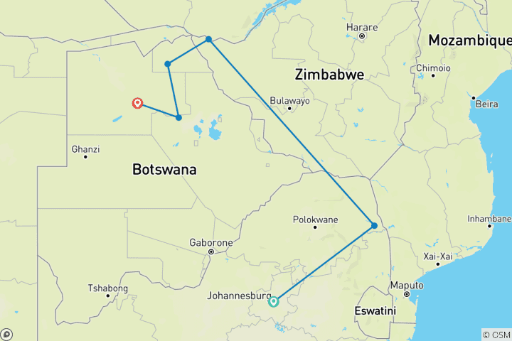 Map of Premium Southern Africa in Depth