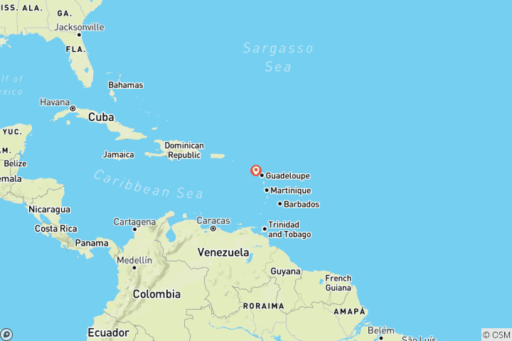 Map of Exploring the Mysteries of Montserrat 7Days/ 6Nights