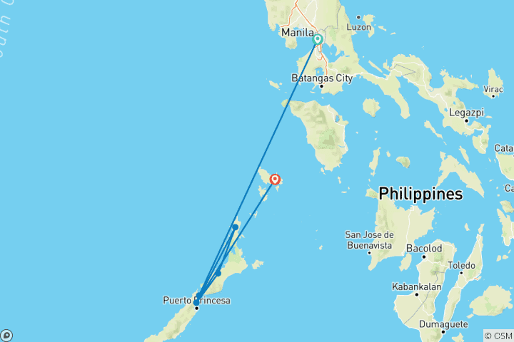 Map of Philippines Island Hopping West (With Expedition ( Until May '26))